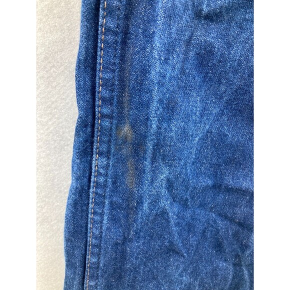 Wrangler 13MWZ Jeans Mens 36x34 Blue Denim Cowboy Cut Original Fit Straight Leg - Picture 8 of 8